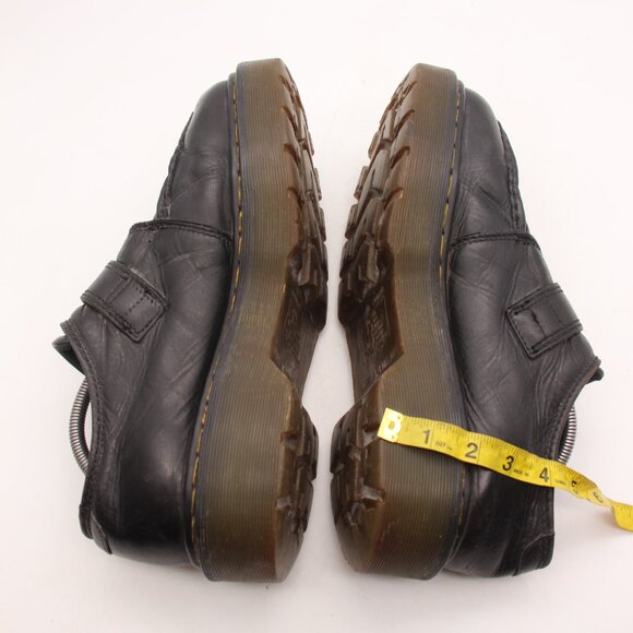 Dr. Doc Martens 8690 Men's Size UK 11 Black Leather Made In England Monk Strap - Picture 6 of 12